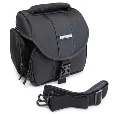 Bodyguard Borsa Fotografica per Bridge, Mirrorless e Piccole DSLR fotocamere, adatta a Panasonic FZ82, FZ1000, Sony HX400V, Nikon B500, B600, B700, Canon EOS M50, M100, Sony Alpha 6000, XL