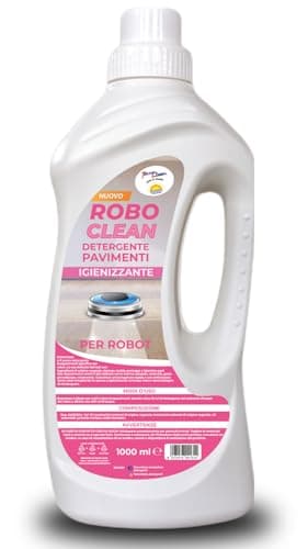 Roboclean - Detergente per robot pulitore, per pavimenti, detergente concentrato lavapavimenti con igienizzante - Bouquet Fiorito