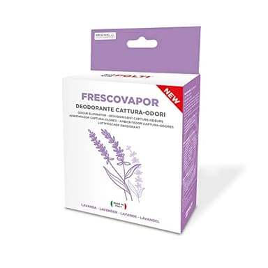 Polti Frescovapor PAEU0408 Deodorante per Ambienti Cattura Odori per Polti Vaporetto, 2 Flaconi da 200 ml, Aroma Lavanda