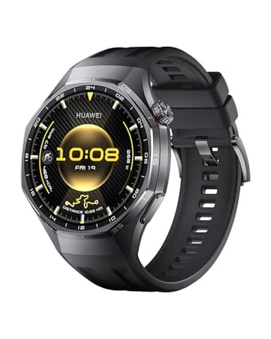 HUAWEI WATCH GT 6 Pro GPS 46mm Smartwatch, Display AMOLED da 1,47 pollici, Fino a 21 giorni, Ciclismo di Livello Pro, Oltre 100 Modalità Sportive, iOS e Android, Analisi ECG, Pagamento NFC, Nero