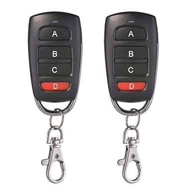 2 pz Universale Garage Cancello Automatico Clonazione Chiave Fob Telecomando 433 Mhz 4 Pulsanti Cloner