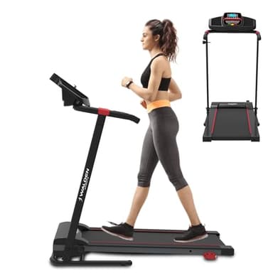 Tapis roulant elettrico per la casa Tapis roulant pieghevole 12km/h 1-2,5PS 12 programmi preimpostati Display LCD 1-12 km/h Modello 2023 Inclinazione manuale a 3 livelli (F3680G)