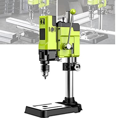 LXX Trapano a Colonna, Trapano a Colonna da Banco Professionale, Trapani a Colonna Elettrica 0-2500r/min, Supporto per Trapano a Colonna per Forature di Precisione