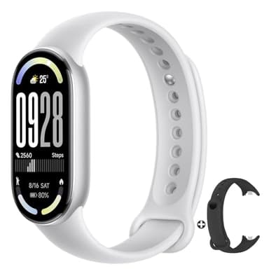Xiaomi Smart Band 10 (2025)- Mi Smartwatch, Schermo AMOLED 1,72", Autonomia 21 giorni,150+ Modalità Sportive, Monitoraggio Della Frequenza Cardiaca, Analisi del Sonno, HyperOS 2, 5ATM (Argento)