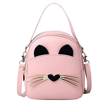 Borsa a tracolla per ragazze, Principessa Borsa per Bambina,alla moda, Mini Piacevole borsa a tracolla,Borse a mano e a spalla piccola ragazza Compleanno Natale Idea Regalo (Rosa)