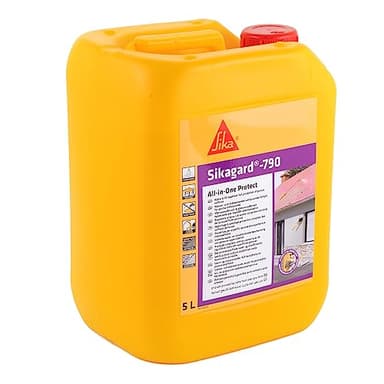 Sika - Sikagard-790 All-in-One Protect, Trasparente - Protettivo invisibile per superfici porose - Facciate, pavimenti e tetti - 5L