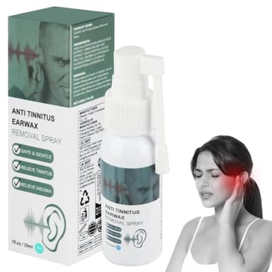 LOPHE Orecchio Spray, Naturali Spray Orecchie Pulizia All’Olio Oliva con Getto Nebulizzato, Aiuto per La Rimozione Del Cerume, per Adulti e Bambini(30ML)