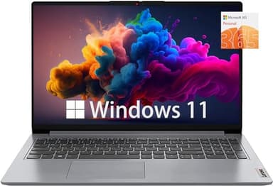 Lenovo IdeaPad - Computer portatile per studenti universitari, display HD da 15,6 pollici, processore AMD Athlon Silver 3050U, Windows 11 Home, 20 GB di RAM, SSD da 1 TB, eMMC da 128 GB, webcam, HDMI,