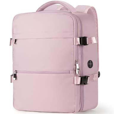 WOUIYO Bagaglio a Mano per Easyjet 45x36x20 Zaino da Viaggio Aereo Bagaglio a Mano con Caricatore USB Impermeabile Antifurto Zaino Aereo per Laptop