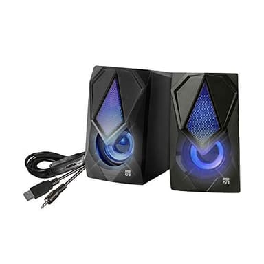 Xtreme Videogames Coppia di Casse PC USB Thunder Speakers con LED 33204