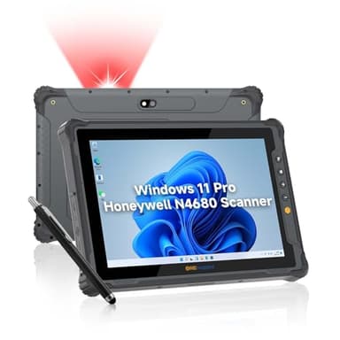 ONERugged M80J - Tablet industriale da 8" Windows 11 Pro con scanner Honeywell N4680 (codici a barre/QR). 8GB/128GB, 5000mAh, ideale per WMS e inventario. Progettato per ambienti esigenti