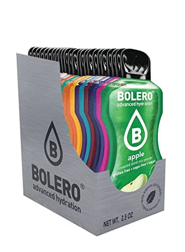 Bolero Drink 48 Bustine 3 grammi mix 3 gr Gusti Diversi Assortimento alla Frutta Preparato Polvere Solubile Per Bevanda Fresca in Acqua Prodotto, 144 grammi dolcificato stevia, 1.0 unità
