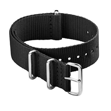 Archer Watch Straps - Cinturini NATO in Nylon Classici (Nero, 20mm)
