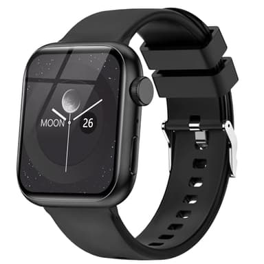 zaisia Smartwatch Uomo Donna, 1.85" Orologio Smartwatch con Chiamare/Rispondere, Molteplici modalità Sportive con Contapassi/Sonno/Cardiofrequenzimetro, IP68 Smart Watch per Andorid iOS