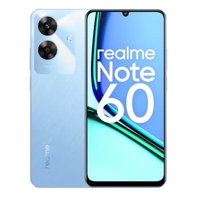 realme Note 60 Smartphone 3+64 GB, garanzia di fluidità ArmorShell di 48 mesi, fotocamera Super Clear da 32 MP, display Eye Comfort da 90 Hz, mini Capsule 2.0, batteria massiccia da 5000 mAh, blue