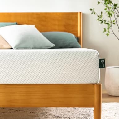 Zinus Materasso Matrimoniale 160x190 cm-Materasso 160x190Ortopedico a Schiuma Viscoelastica con Cool Gel-Altezza 15 cm–Media Rigidità–Certificato OEKO-TEX–Materasso Ortopedico Ventilato e Anti-Umidità