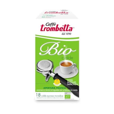 Caffè Trombetta, Caffè in Cialda ESE, Biologico - 18 Cialde