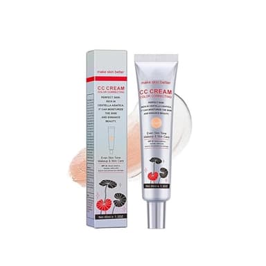 CC Crème alla Centella Asiatica,Centella Asiatica Repair CC Cream,Migliora La Carnagione E l'idratazione,Per Tutti I Tipi Di Pelle,45ML