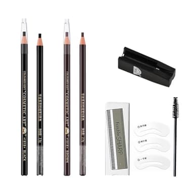 BDEPSTR 4 Pezzi Precision Eyebrow Pencil, Per Microblading Sopracciglia, Professionali, Matite Impermeabili, Per Il Disegno