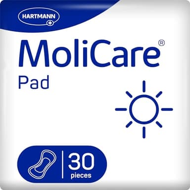 MoliCare Pad Day: Assorbenti per incontinenza per una protezione discreta durante il giorno in caso di lieve debolezza della vescica, 30 assorbenti