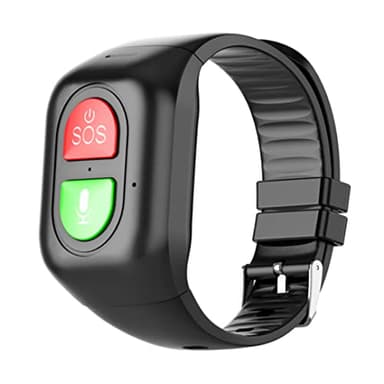 Yeory Bracciale SOS per Anziani, Braccialetto di monitoraggio, Braccialetto per chiamate di Emergenza, Tracker GPS per Anziani, Orologio di Emergenza GPS, Allarme Personale con Pulsante
