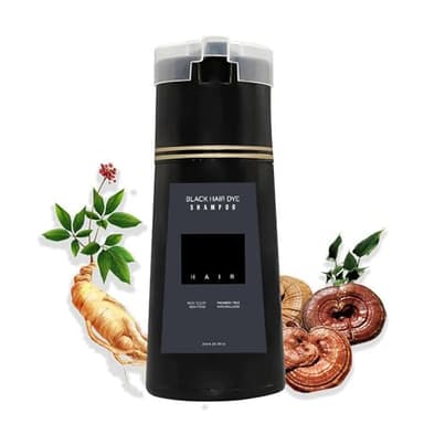 Hair Instant Dye Shampoo,Shampoo Colorante Per Capelli,Colorante Per Capelli Shampoo, Shampoo Per Capelli Bianchi,Shampoo Per Tinture Per Capelli,Hair Shampoo Tintura Per Capelli (Nero)