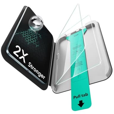 ESR 2 Pezzi Pellicola Protettiva per iPad Air 13” M3/M2 (7°/6° Gen, 2025/2024), Vetro Temperato 9H, Supporto UltraFit, Supporto per Apple Pencil, Resistente ai Graffi, Chiarezza HD, Senza Bolle