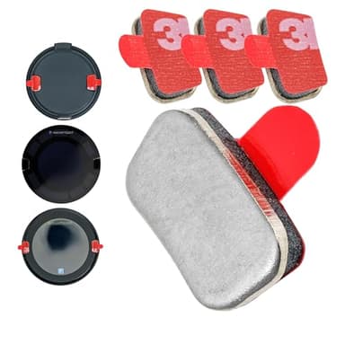 Set di cuscinetti adesivi di ricambio, 4 pz, compatibili con OOONO P-DISC NO2, CO-DRIVER NO2, piastra metallica con adesivo, adesivo per disco di parcheggio, dispositivo di segnalazione autovelox