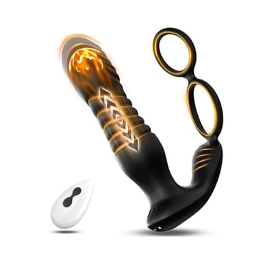 Massaggiatori Vibratore per uomo Prostata Vibratore-Vibratore anale 3 in1 con10x10 modalità dildo anale Sexytoysys uomo Stimolatore prostata Vibratore anale prostata vibratore Sexy toys sexy shop HT03