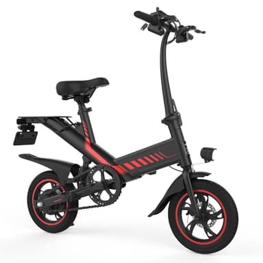 Traotay 12" Bicicletta elettrica, Bici Elettrica Adulto 36V 7.8AH Batteria al Litio, Max Velocità 25km/h, Fino a 30-45km, Bike Elettrica Uomo Donna, Pedalata Assistita