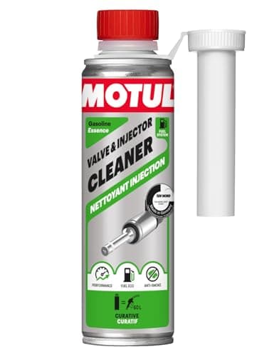 Motul - Detergente Iniettori Benzina - Additivo Curativo per Motori a Benzina - Consumi ed Emissioni Ridotti - Ideale Prima della Revisione - Injector Cleaner Gasoline - 300 ml