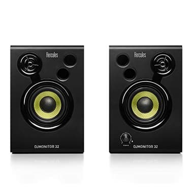 Hercules DJMonitor 32: 2 altoparlanti attivi per monitoraggio da 15 watt RMS ciascuno