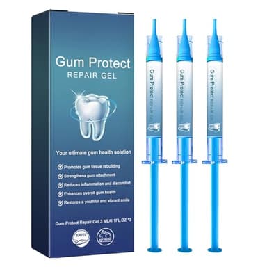 Gel Di Ricrescita Delle Gengive,Gel per Il Sollievo Delle Gengive,Allevia Le Gengive Ritirate,Adatto A Tutti,3ML*3PC