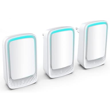 Purificatore d'aria, depuratore d'aria Dayear Plug In Air Purifier, agli ioni negativi, per ufficio, stanza, bagno, animali domestici/confezione da 3