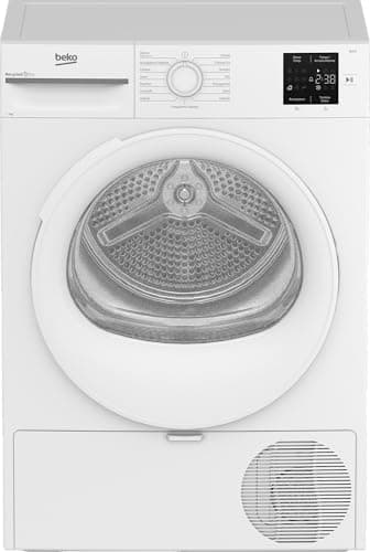 Beko BMT73EW - Asciugatrice a Libera Installazione 7 Kg, Classe D, Display Digitale, 12 Programmi, Steam Therapy, Motore Garantito 10 Anni, Bianco - 84,6 x 59,8 x 54,5 cm (AxLxP)