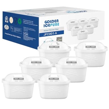 GOLDEN ICEPURE Filtro per bollitore Compatibile Con Brita Maxtra+, Maxtra Plus, Mavea, Anna Duomax, 6 pezzi
