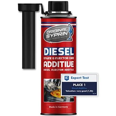 SYPRIN Additivo Original Diesel - Miglioratore delle Prestazioni: lubrifica e pulisce Il Sistema di Alimentazione, migliora l'efficienza del Motore 250ml