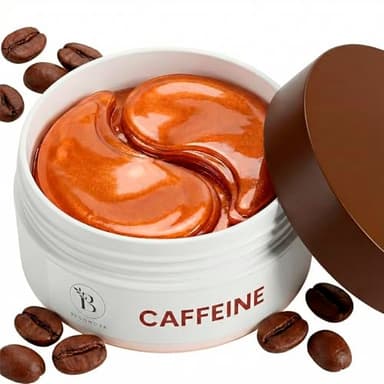 Patch Occhi, Maschera Occhi con Caffeina, Patch Occhiaie e Borse, Maschera Occhiaie, Eye Mask per Schiarire e Idratare (30 Paia)