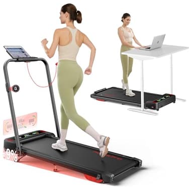 2.5HP Tapis Roulant Elettrico Pieghevole Salvaspazio con Inclinazione, Walking Pad 1-12 km/h, Schermo LED a Colori, Silenzioso per Casa e Ufficio, Tapirulan Compatto per Camminata e Corsa Indoor