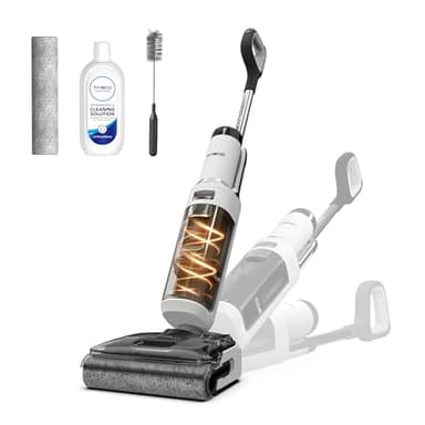 Tineco FLOOR ONE STRETCH S6 aspirapolvere a secco e umido, inclinazione fino a 180°, design compatto 13 CM autopulente e con asciugatura veloce a 70°C, pulizia dei bordi su ambo i lati
