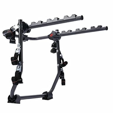 Generico RVS Portabici Posteriore per Auto, Travel, 3 Bici, per Fiat Panda III Trussardi 2020>