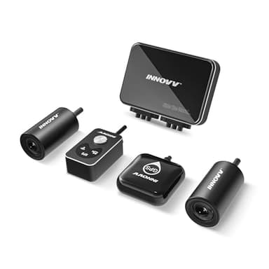 K7 Dash Cam anteriore e posteriore con EIS Anti-Shake 2K + 2K @ 30FPS o 1080P + 1080P @ 60 fps Moto Camera, GPS, Wi-Fi, 24 ore G-Sensor, Impermeabile Moto Camera Supporto 512 GB Max