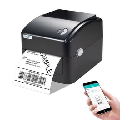 vretti Bluetooth Stampante Termica per Etichette 4x6 e Pacchetti di Spedizione. Macchina per Etichette Desktop per Piccole Aziende UPS Ebay Amazon