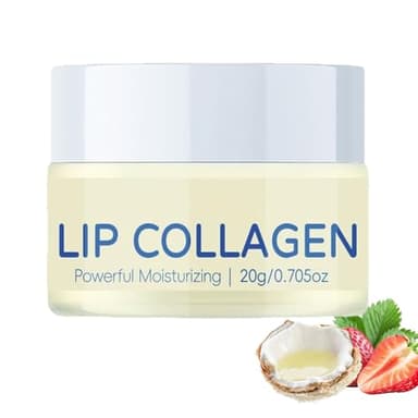 Maschera per labbra al collagene e peptidi, maschera per dormire durante la notte, balsamo rimpolpante idratante per labbra secche, screpolate, rimpicciolite e invecchiate, labbra rimpolpanti e