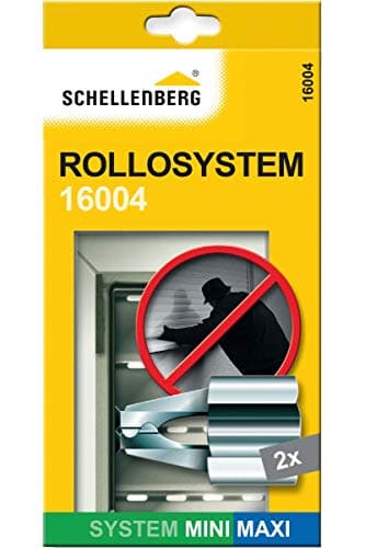 Schellenberg 16004 Ferma persiane Mini/Maxi, blocca tapparelle per tapparelle avvolgibili, 2 pezzi
