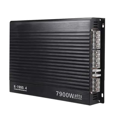 Jrifedptry 12V 7900W Amplificatore Auto 4 Canali Potente Car Audio Subwoofer Alluminio Veicolo Potenza Stereo Amplificatore Audio Auto Facile Installare