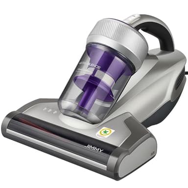 Jimmy JV35 Aspiratore per Materassi con Sterilizzazione UV, 700W 14Kpa Battimaterasso Antiacaro, Filtro HEPA, Sistema di Filtrazione Dual-Cyclonic e Certificato di Qualità