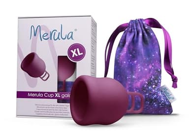 Merula Cup XL galaxy (viola) – La coppetta mestruale per i giorni molto forti