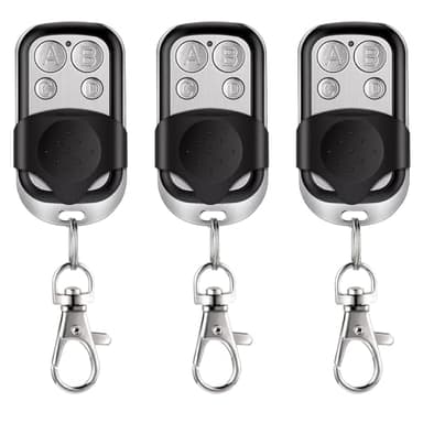 3 Pezzi Telecomandi Universali per Cancelli, Telecomando Cancello Universali 433,92 MHz, Telecomando per Cancelli, Telecomando Universale Cancello, Telecomandi Universali per Garage
