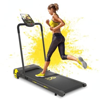 IDS G12 Tapis Roulant Elettrico Pieghevole, Brand ITALIANO, Tappeto Corsa Extra Large (42 cm), 12 km/h, Inclinazione, Salvaspazio, Display, Supporto Tablet, Garanzia e Assistenza ITALIA